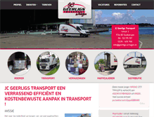 Tablet Screenshot of geerligs-schagen.nl